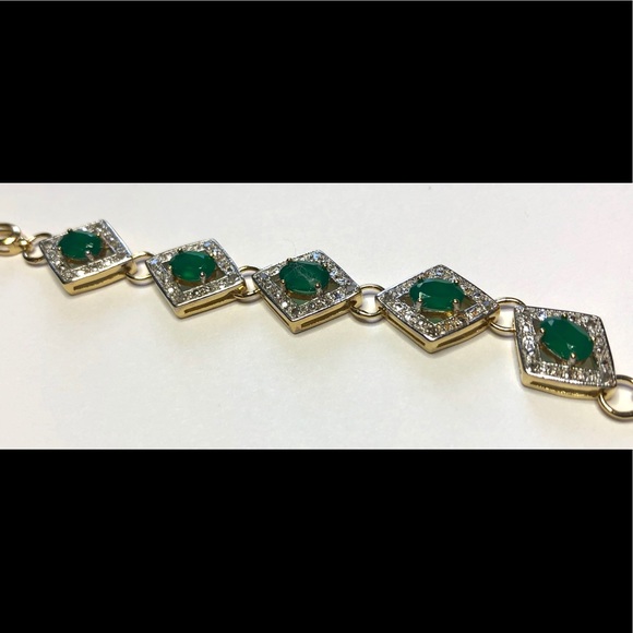 Women’s Yellow Gold Over Sterling Silver Bracelet - Picture 2 of 5